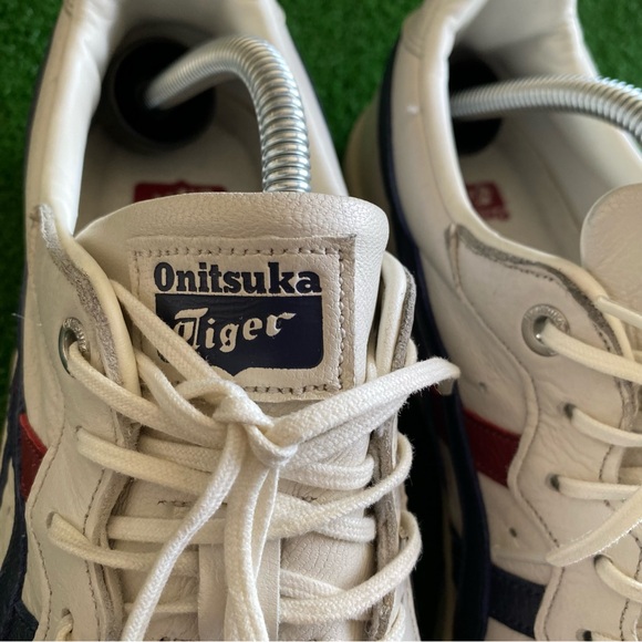 Asics Onitsuka Tiger GSM SD 1183A803 CREAM/PEACOAT Sz 9 .5 Men's Sneakers - Picture 7 of 8